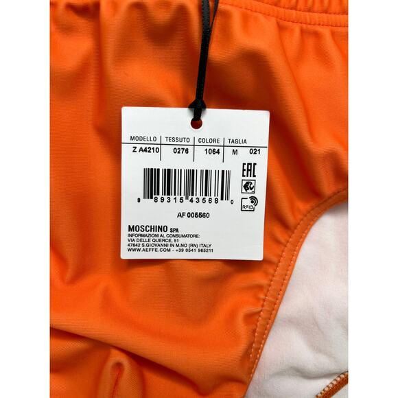 5-3 MOSCHINO NWT Men's Speedo Pumpkin Holidays M US32/EU48 - Picture 9 of 9